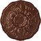 Ekena Millwork Cornelia Ceiling Medallion (Fits Canopies up to 4"), Hand-Painted Copper Penny, 22 1/2"OD x 1 1/2"P CM22CNCPS - alternate 1